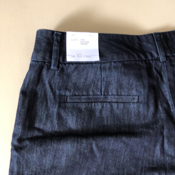 NWT LOFT Denim Style Cotton Rivera Short Sz 10 - Picture 2 of 7
